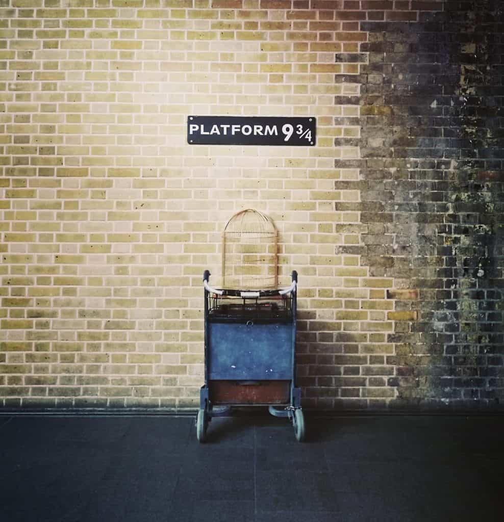 Harry Potter platform 9 3/4